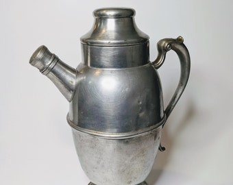 Antique Crescent (Genuine Pewter) Martini Shaker/Server