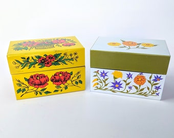 Vintage Tin Recipe Boxes: Sydicate Mfg. Co