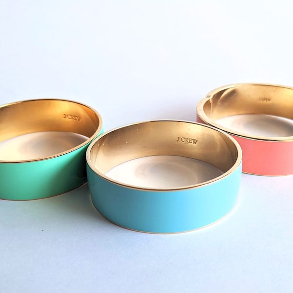 Vintage J. Crew Enamel Bangles