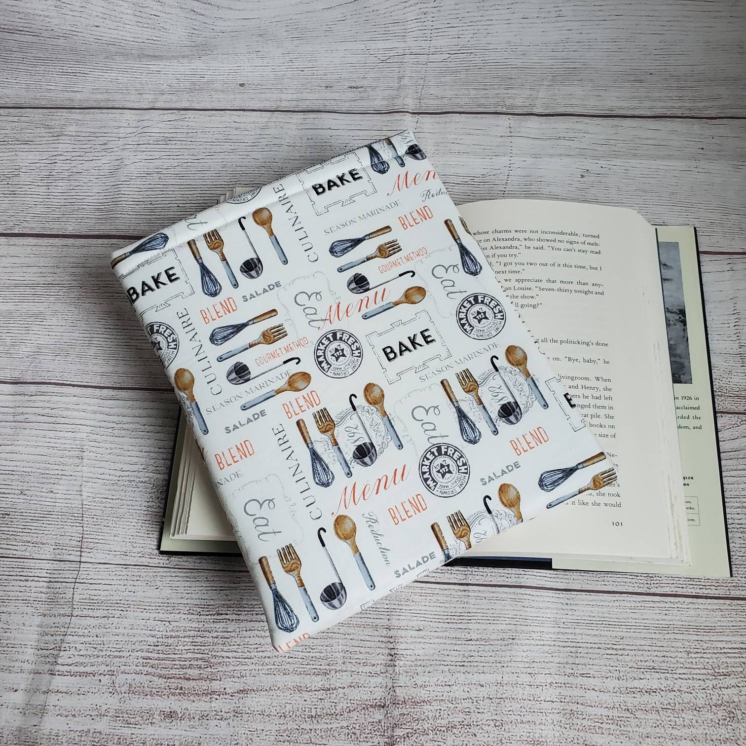 Padded Book Sleeve, Padded Tablet Sleeve, Book Cover, Culinary School ...