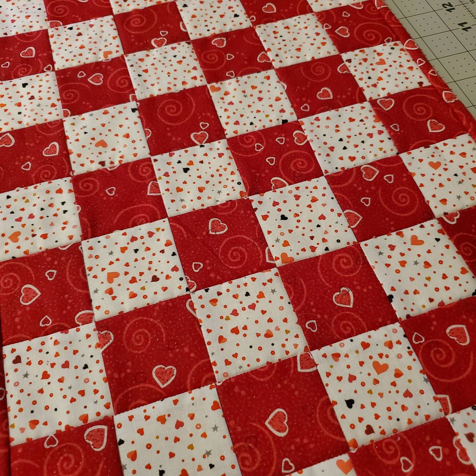 Love Perch Quilted Table Topper NCU0NNT1168