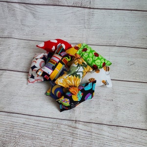 Novelty Fabric Cat Kicker Toy Value Pack Grab Bag, Kitty Pillow Toy, Organic Catnip Toy, Mini Cat Toy, Cat Gift, Stocking Stuffer