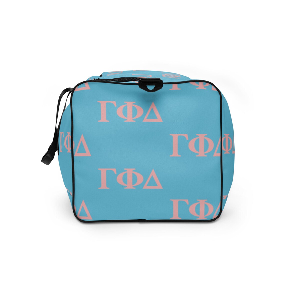 Gamma Phi Delta Sorority Baby Blue Duffle Bag Baby Pink Gamma Etsy