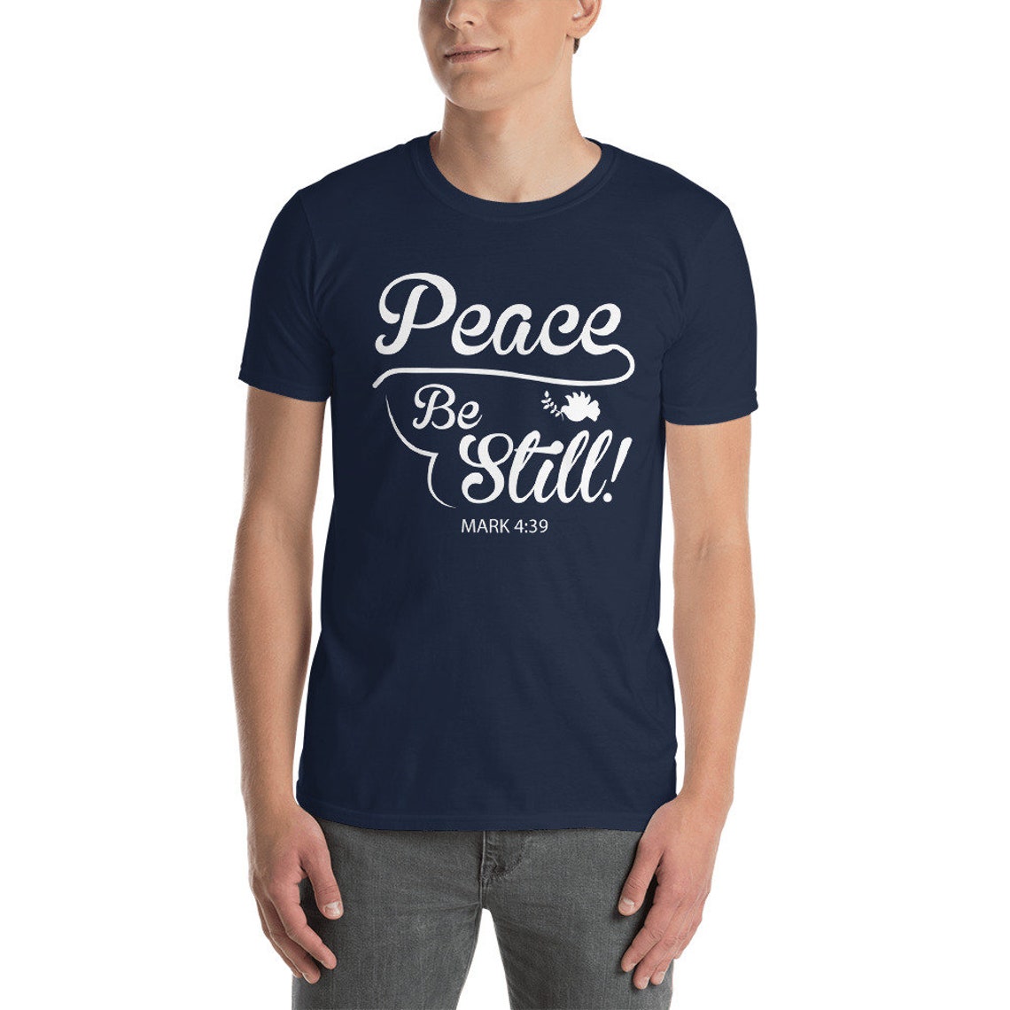 Peace Be Still Shirt Christian T Shirt Jesus T Shirt Faith Etsy
