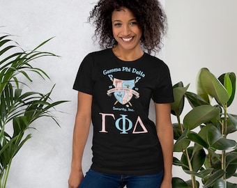 Gamma Phi Delta Sorority Inc. Griechische Buchstaben Sorority Schild T-Shirt, Gamma Phi Delta Sorority Geschenke