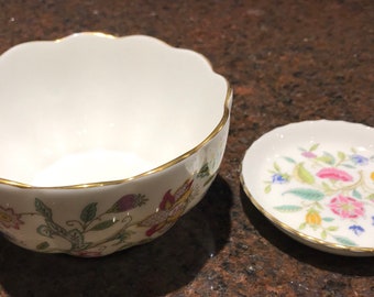 ヴィンテージ ミントン ハドンホール ボーンチャイナ ボックス