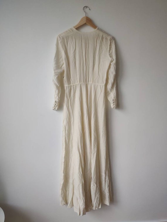 Silk velvet 1930s wedding gown - image 8