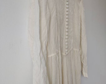Silk velvet 1930s wedding gown