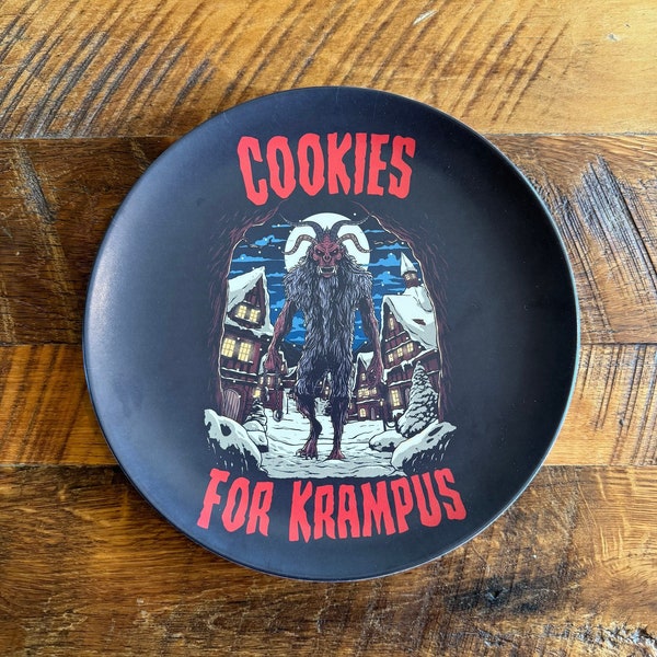 Cookies for Krampus - Holiday Cookie Plate