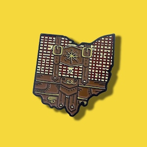 Ohio Lederhosen Emaille Pin