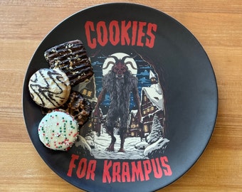 Cookies for Krampus - Holiday Cookie Plate