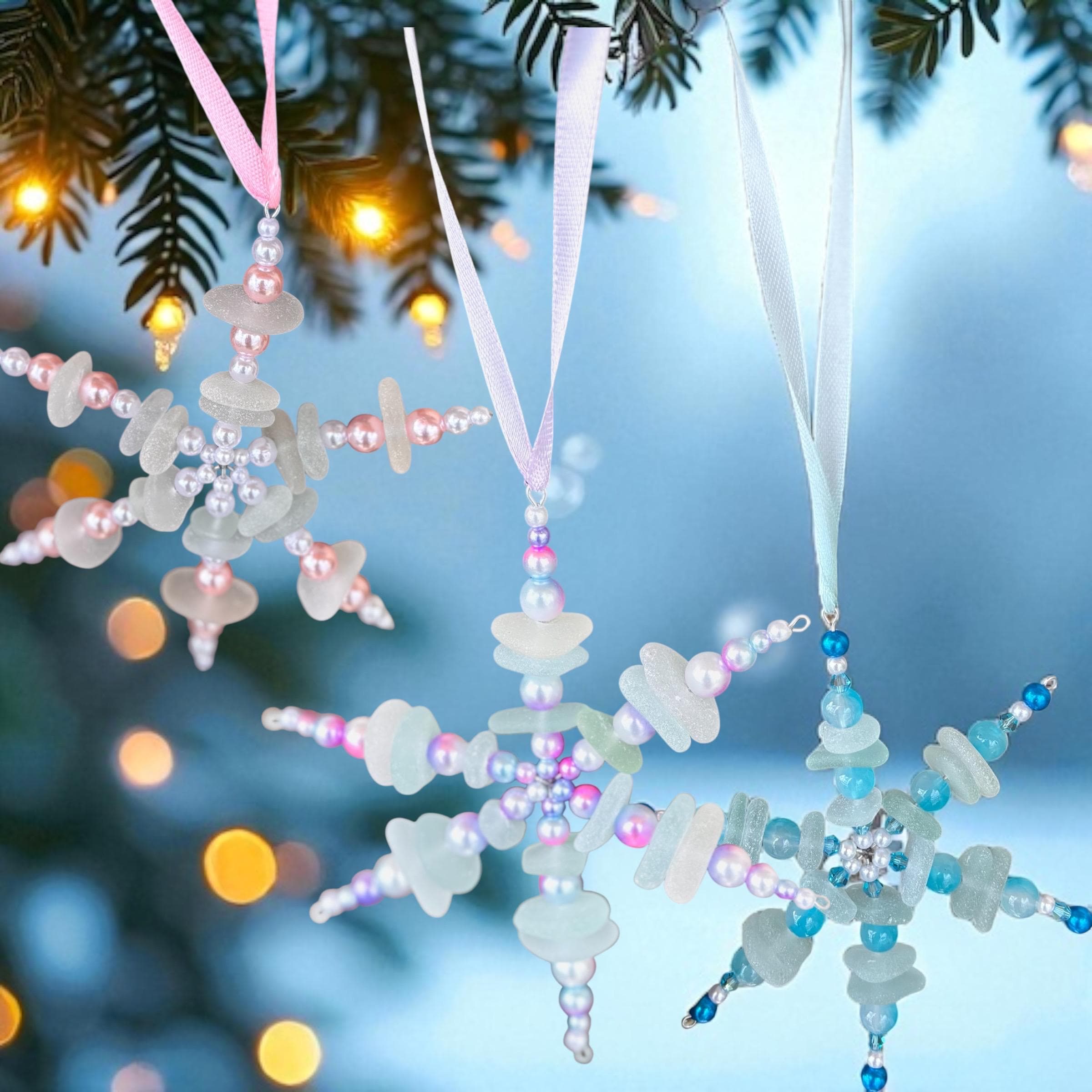 Lively Grays' Christmas.*.*』シーグラスアート Lively Grays