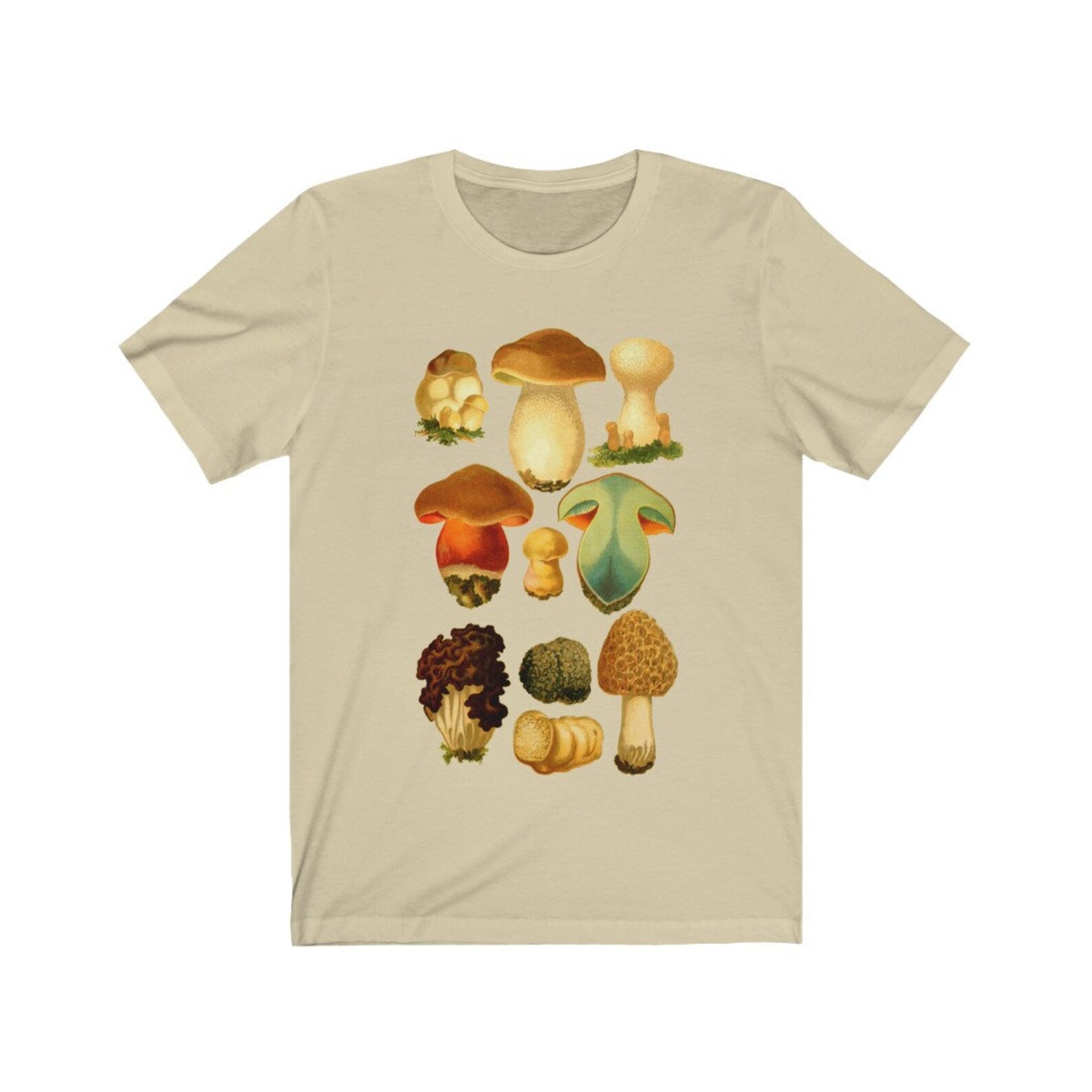 Mushroom shirt mushroom t-shirt botanical t-shirt t-shirts | Etsy