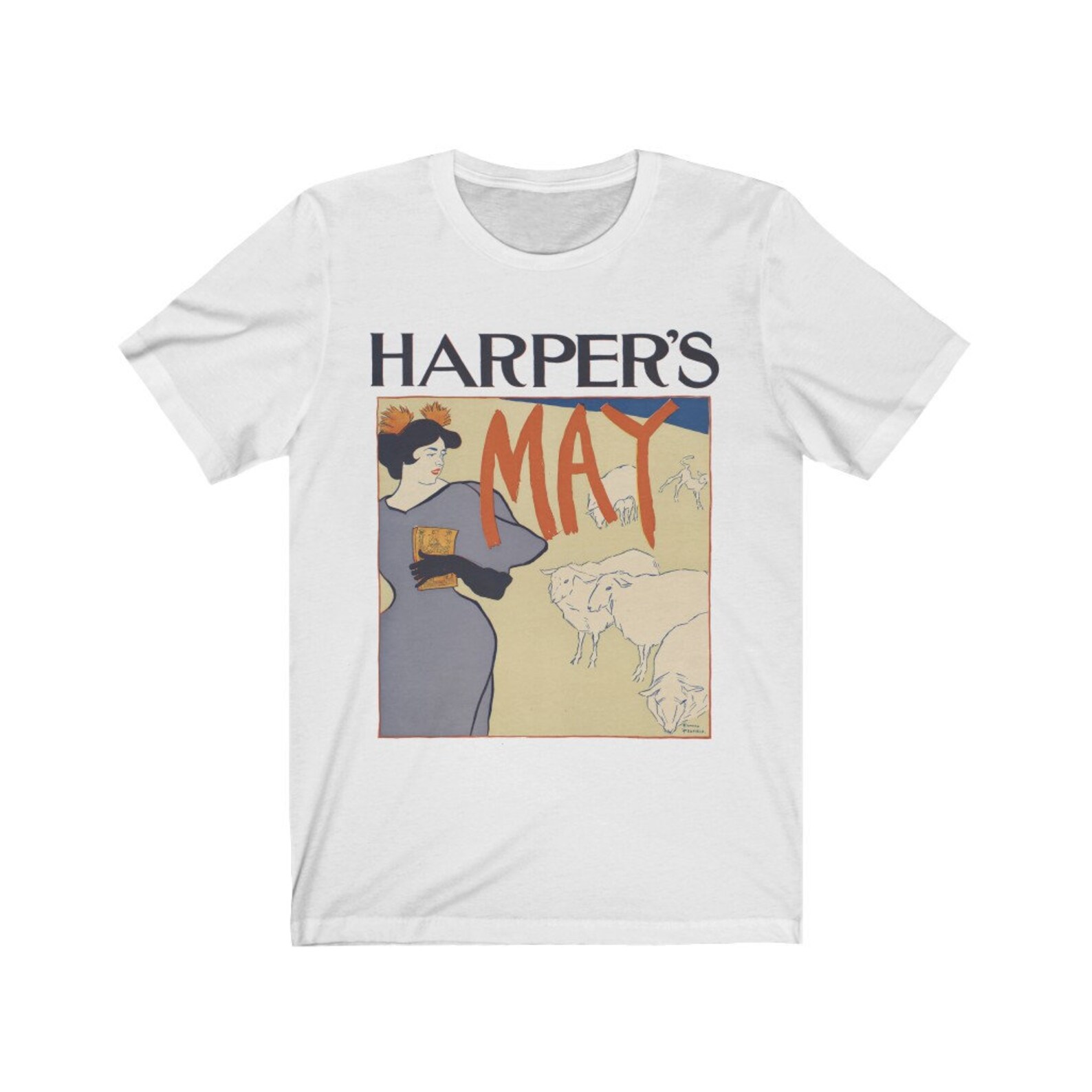 Vintage Print Tshirt Graphic Tee Vintage Style Printed Etsy