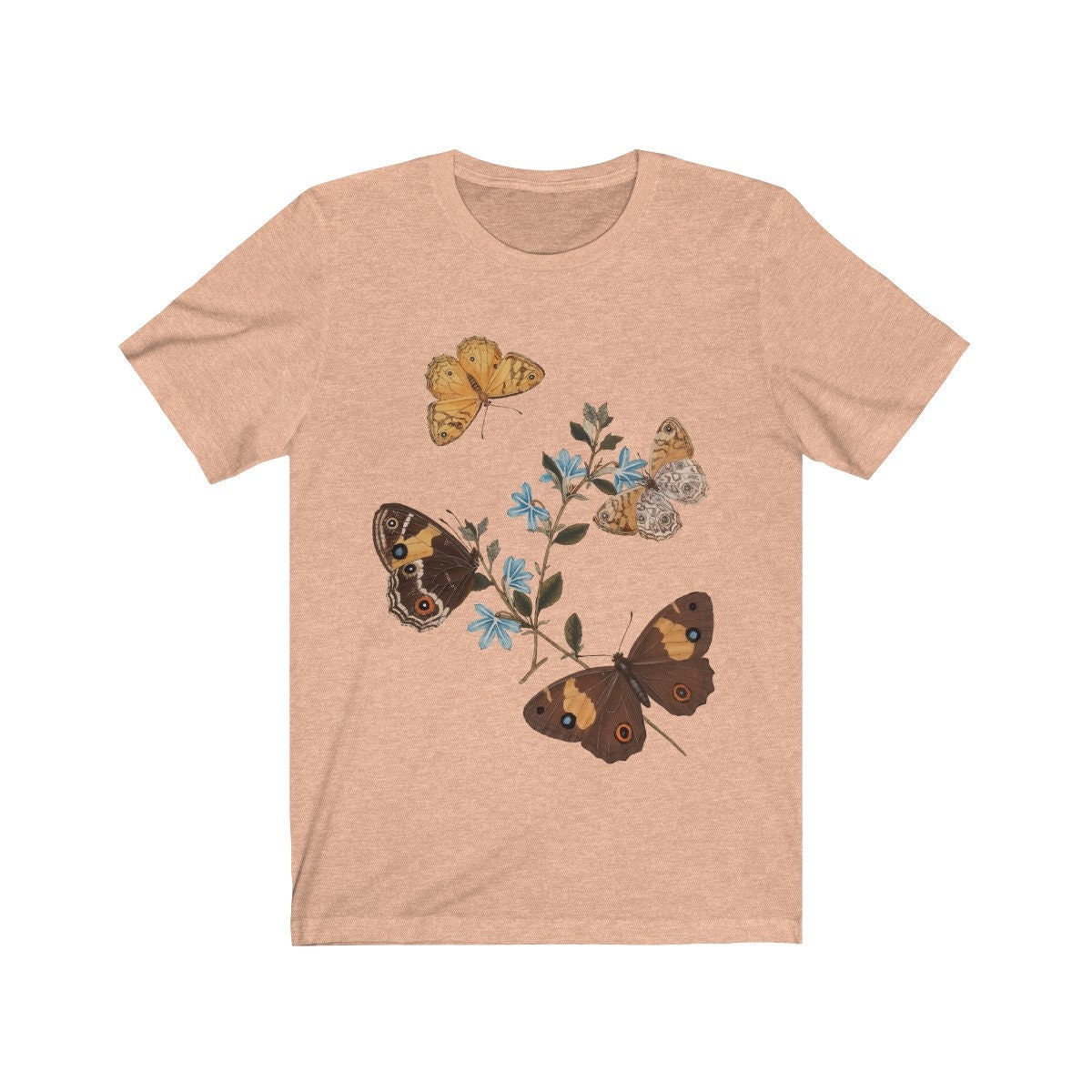 Butterfly T-shirt Graphic Shirt Printed T-shirt Vintage - Etsy