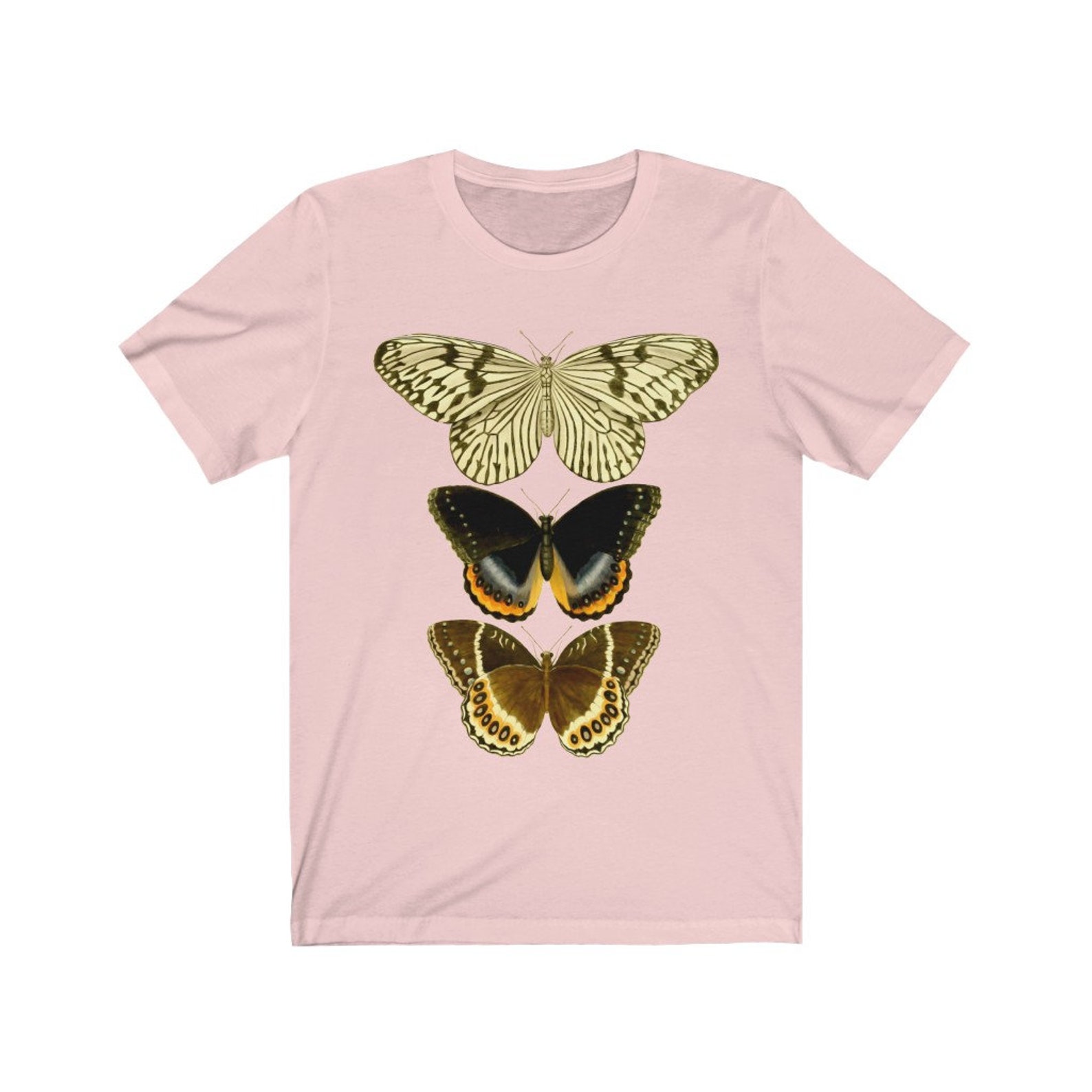 Butterfly T-shirt Graphic Shirt Printed T-shirt Vintage - Etsy