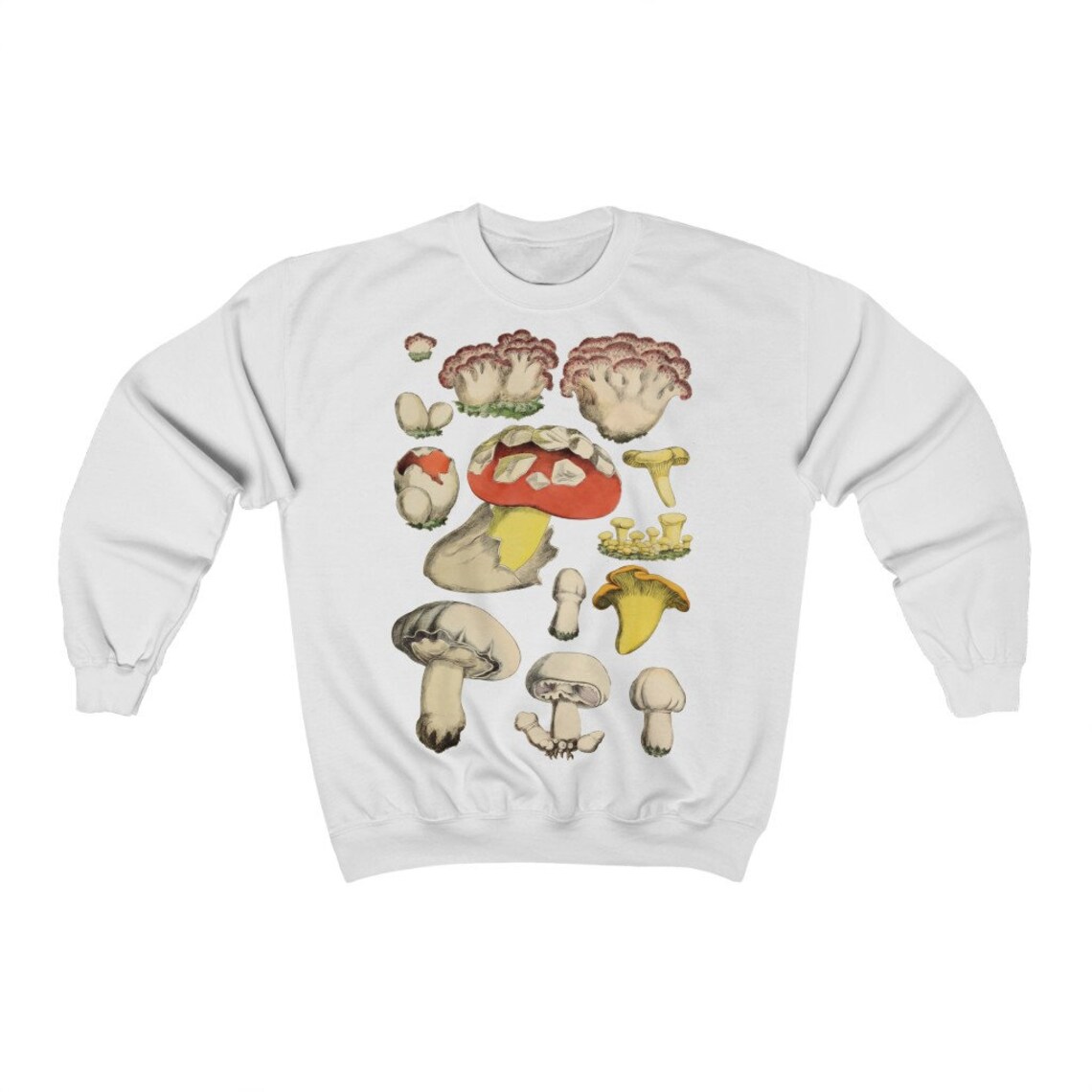 Mushroom jumper mushrooms botanical jumper botanical Etsy