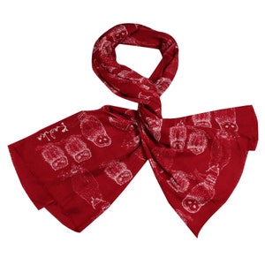 Wool Scarves - Camel Design