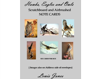 Hawks and Owls note cards
