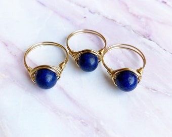 Blue Lapis Ring