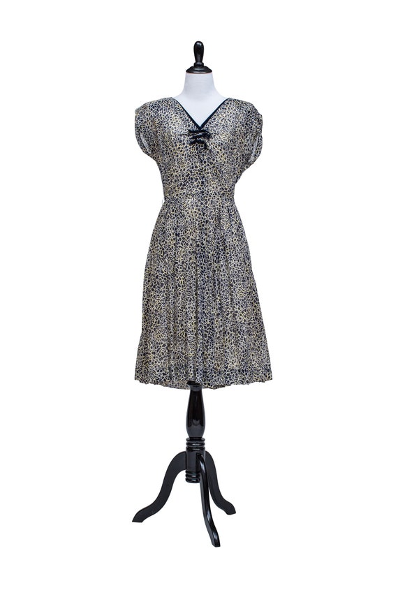 Vintage Retro Printed Dress