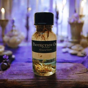Fierce Protection Oil, For Spiritual Safety, Anti Hex, Psychic Protection, Eclectic Witchcraft, Hoodoo Purpose Oil, Voodoo, Herbal Oils