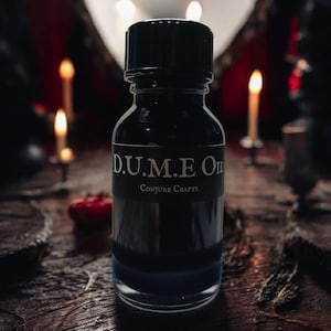D.U.M.E Oil, Destruction, Enemy Misfortune, Black Magic, Hoodoo, Conjure, Purpose Oils, Spiritual Supplies, Curios