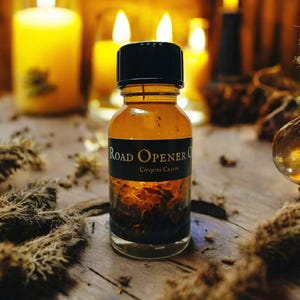 Road Opener Oil, Remove Obstacles, Success, Opportunities, Good Fortune, Hoodoo, Voodoo, Witchcraft Supplies, Metaphysical Shops, Occult