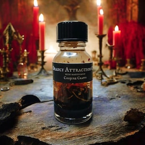 Powerful Deadly Attraction Oil, Compelling Love, Command Spells, Lust, Do As I Say, Come Back To Me, Hoodoo, Voodoo, Conjure, Purpose Oil