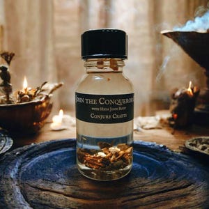 High John the Conqueror Oil, Extreme Luck and Success, Court Spells, Love Drawing, Money, Real Jalapa Root, Hoodoo, Voodoo, Altar Supplies