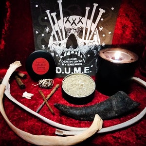 D.U.M.E Powder, Extreme Black Magic, For Enemies, Revenge, Destruction, Hoodoo Ritual Tools, Voodoo, Conjure, CAUTION