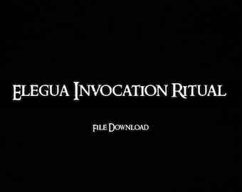 Elegua Invocation DIY Digital Download | Guardian of the Crossroads, Blessings, Folk Magic, 7 African Powers, Hoodoo, Voodoo, Santeria