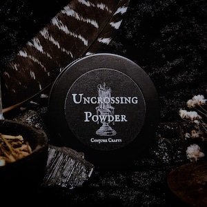 Uncrossing Powder | Reversal, Cleansing, Purification, Protection, Handcrafted Folk Magic Curio, Altar Tools, Hoodoo, Conjure, Rootwork