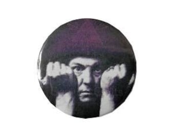 Pin de Aleister Crowley / Pin ocultista pequeño, Thelema, Magia ceremonial, Coleccionables, Regalos, Artículos ocultistas, Pins punk, Espiritual