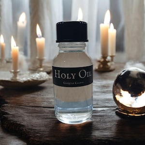 Holy Oil, Pure Blessed Oil For Divine Protection, Purification, Praying, Hoodoo, Voodoo, Witchcraft, Purpose Oils, Sacred Objects, Curios