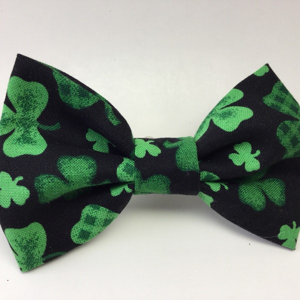 St. Patrick's day bow tie, father son matching bow ties, twin sets bow and bow tie, st patricks day bow and bow tie set