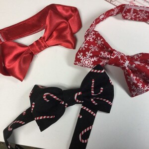 Holiday bow ties, valentine bow tie, winter bow tie,