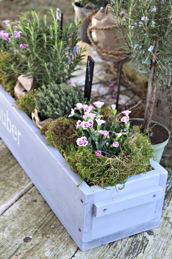 blumenkasten treppengeländer Pflanzkasten für Geländer | 55 cm main image 1