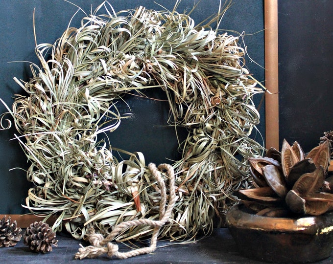 Seagrass/water grass wreath in natural color Ø 55 cm