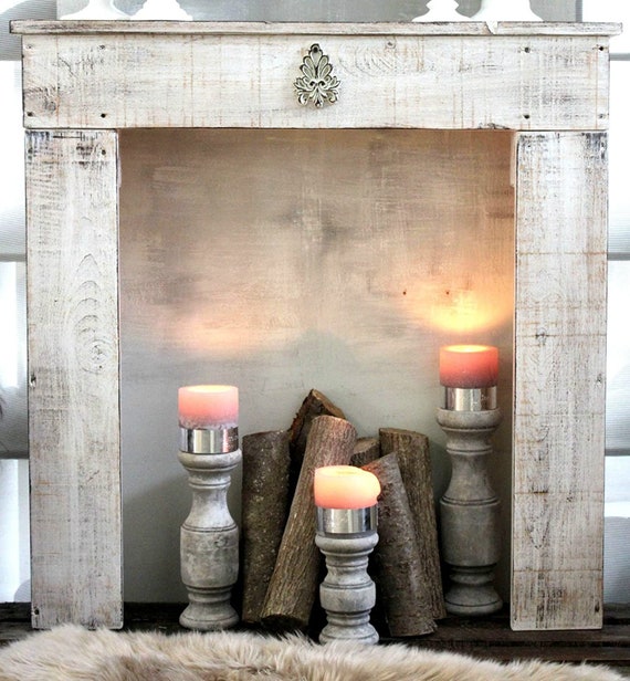 Console de foyer, cheminée décorative, manteau de cheminée en bois