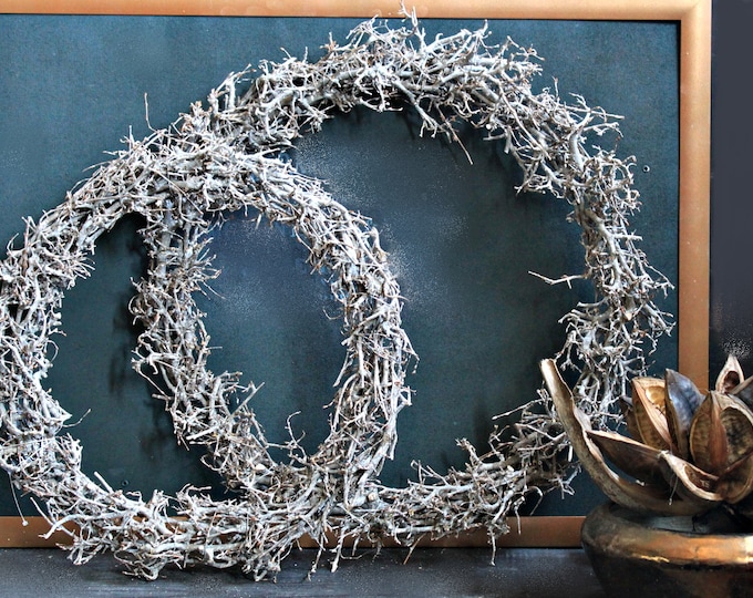 Bonsai door wreath wall wreath Ø 40 cm natural wreath country house