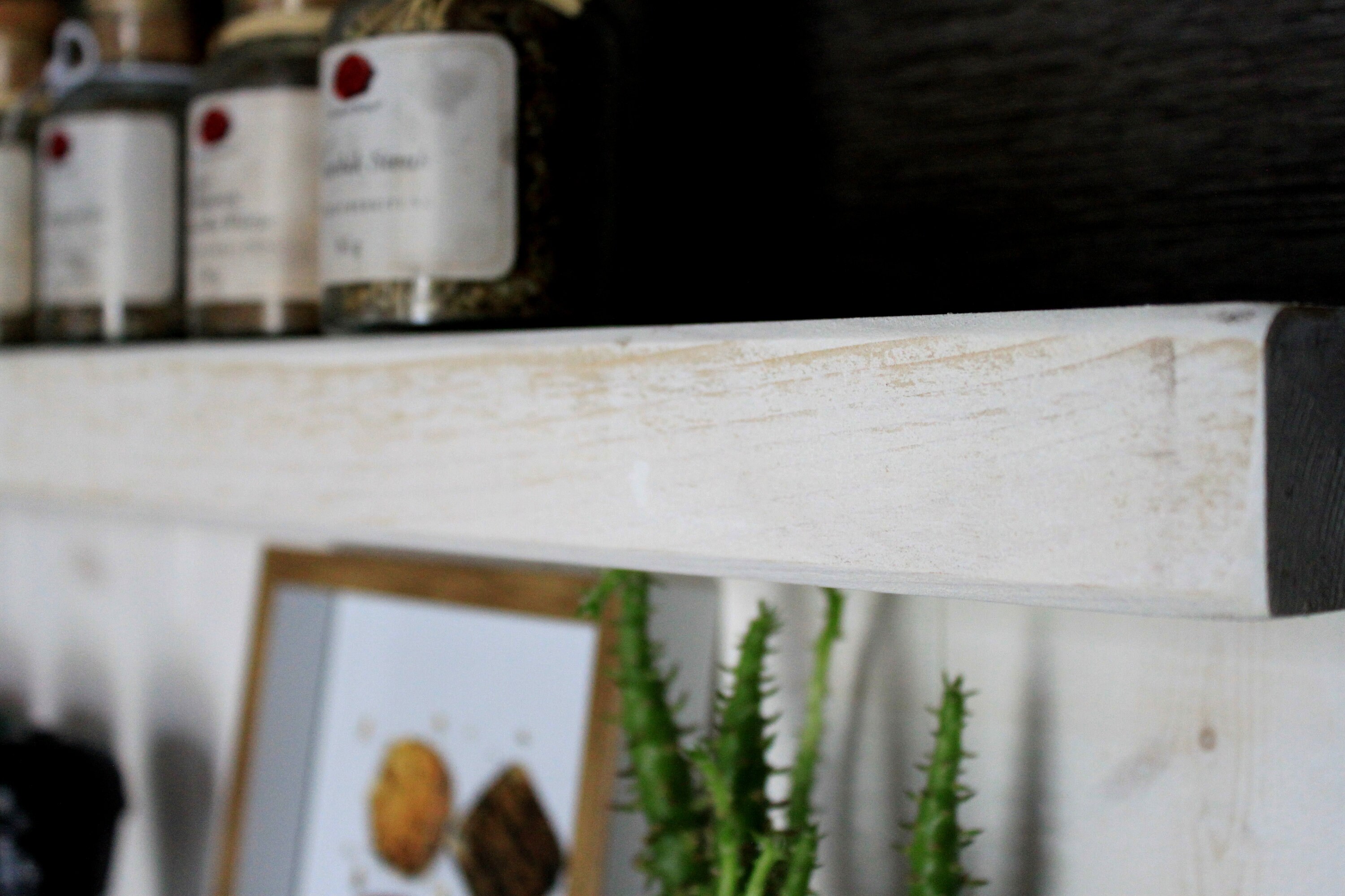 Gewürzregal aus Holz für die Wand oder stehend Weiß 2 | Etsy
