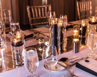 12 inches Mirrored table runner for dinning room table decor gold silver high reflective table throw 108inch