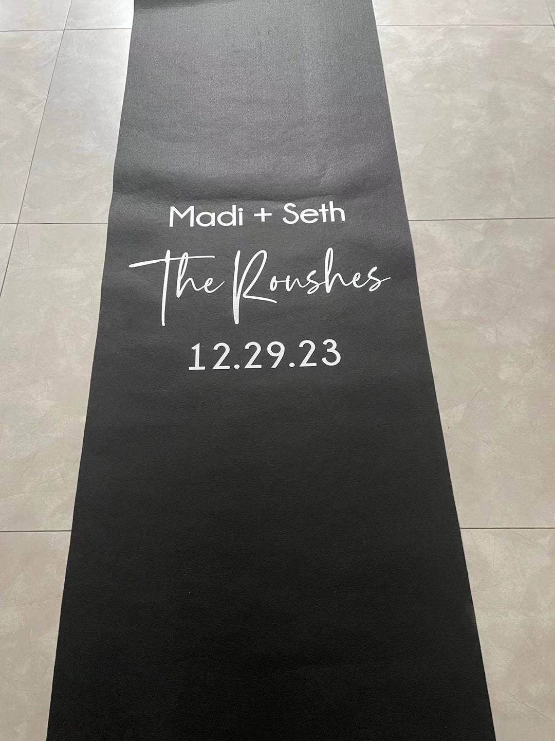 Personalized Aisle Runners Totally No Sheer Opaque Wedding Accessories