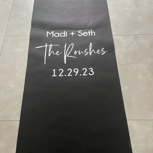 Personalized Aisle Runners Totally No Sheer Opaque Wedding Accessories Runner Rug