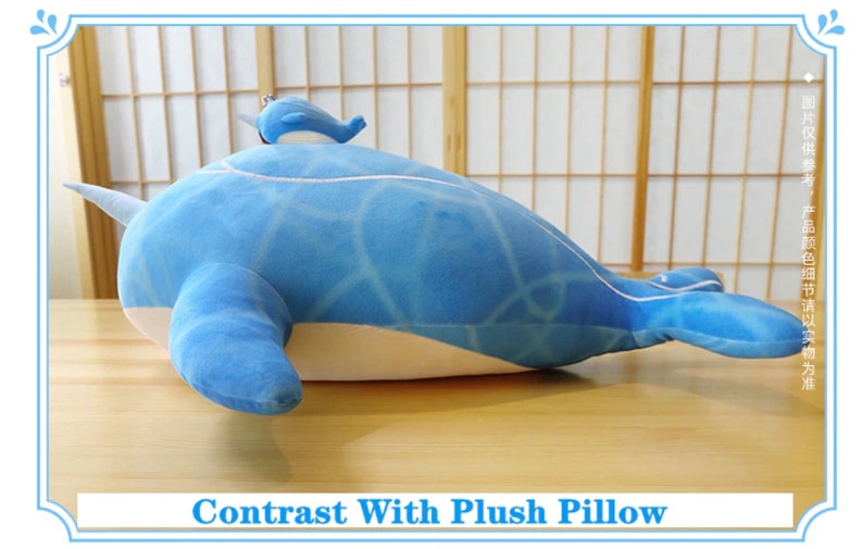 Tartaglia Childe Whale pillow plush Genshin Impact inspired | Etsy