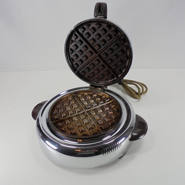 Antique Waffle Iron Etsy