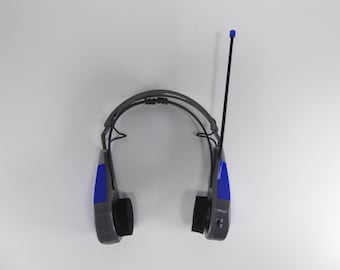 Electro Brand AM/FM Folding Headphone Radio W Antenna NIB