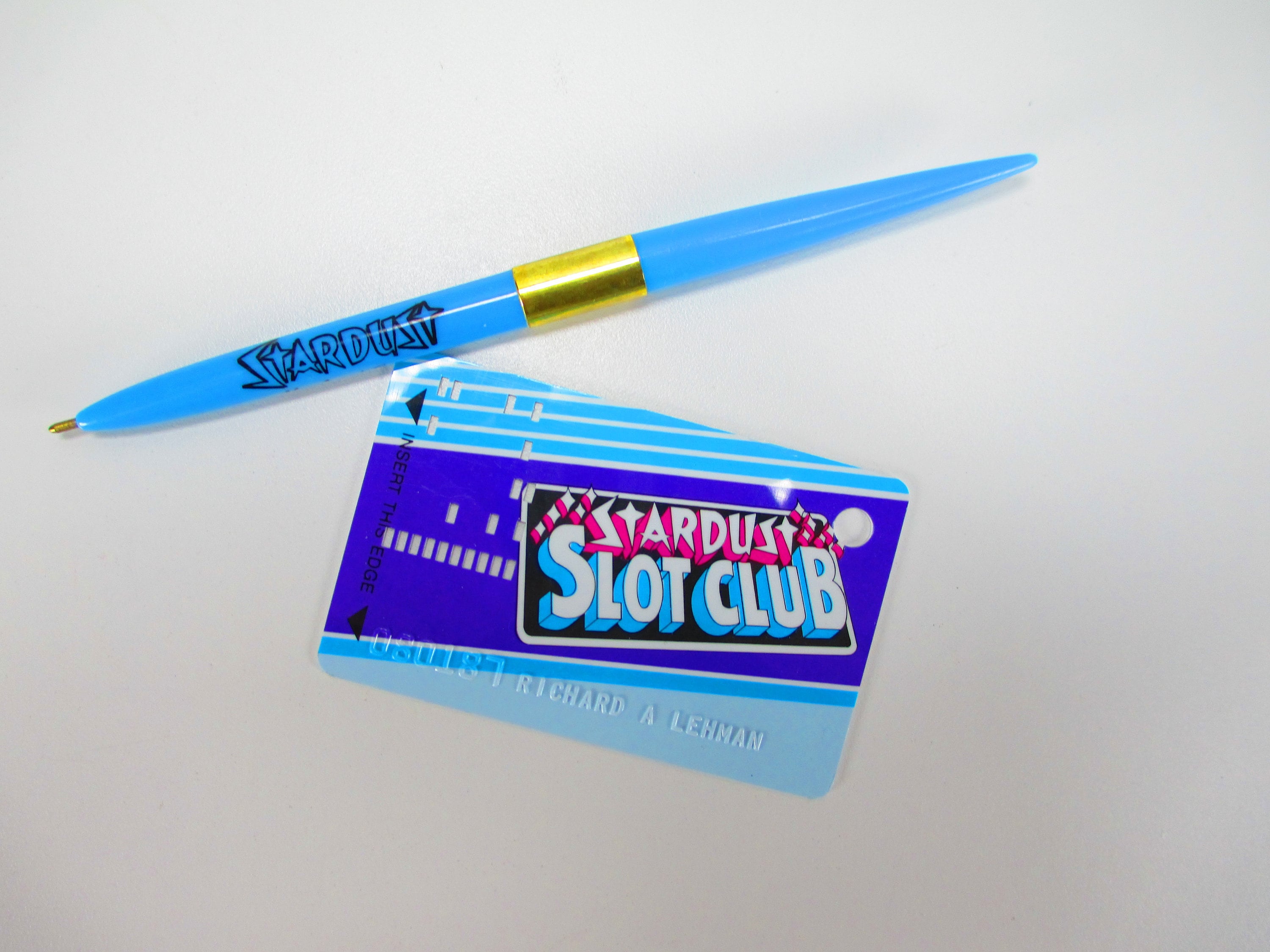 Stardust Casino Ball Point Pen y Players Card Las Vegas Etsy España