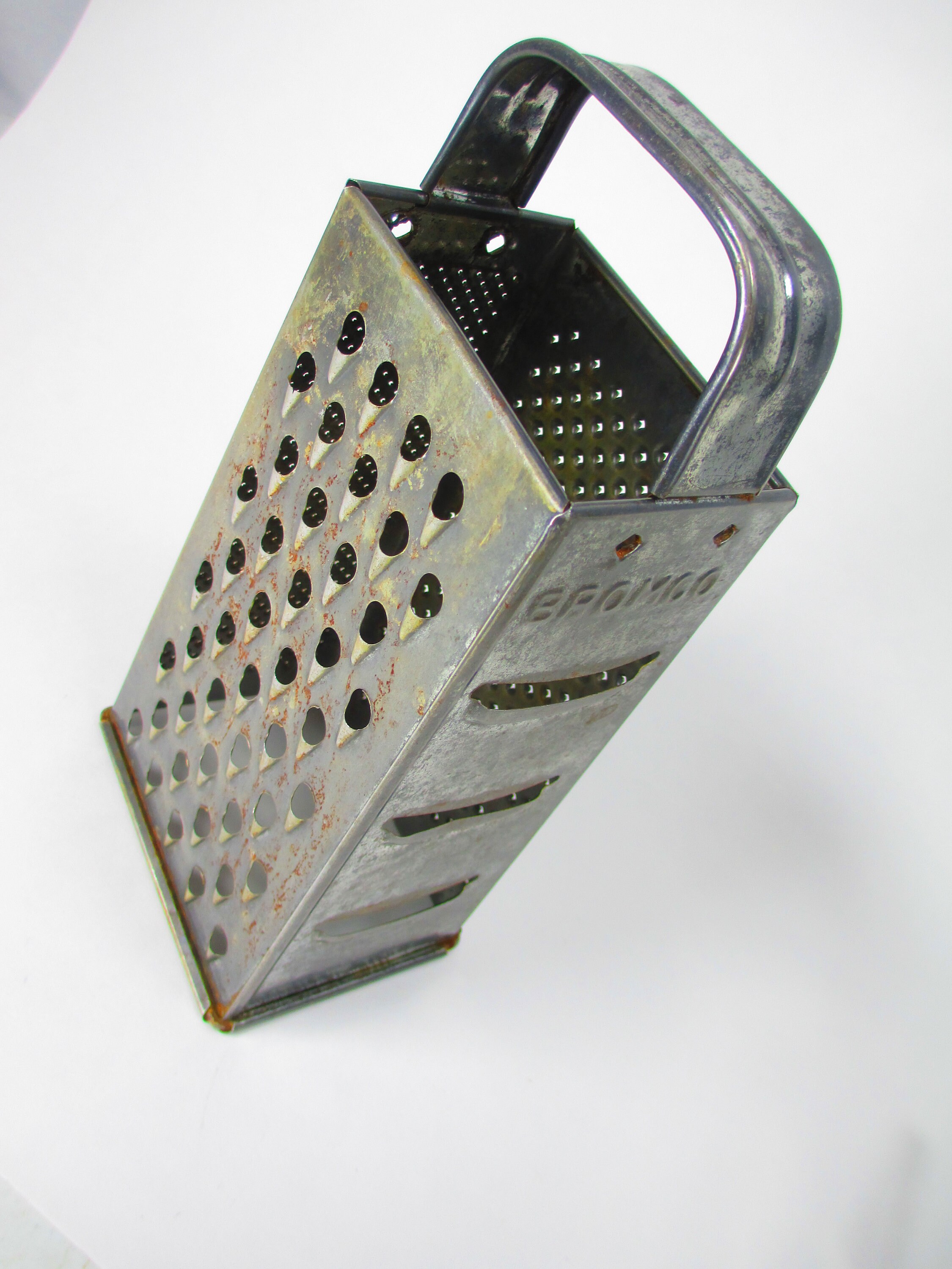 Cheese Grater All in One 9 Metal 4 Sided Cheese/Food Etsy